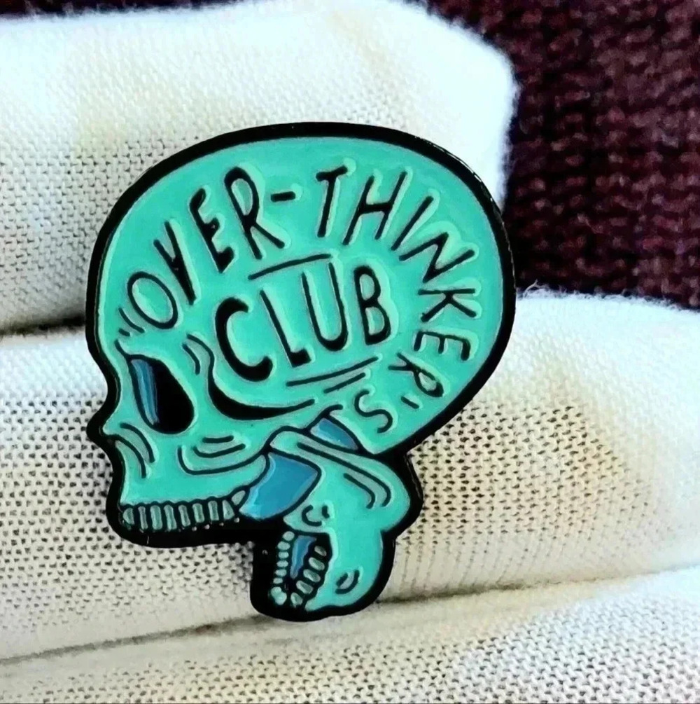 Over thinker club h0t pin